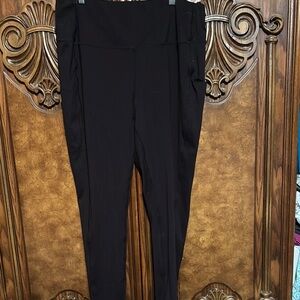 32 Degrees Black Leggings High-Waisted Versatile S1